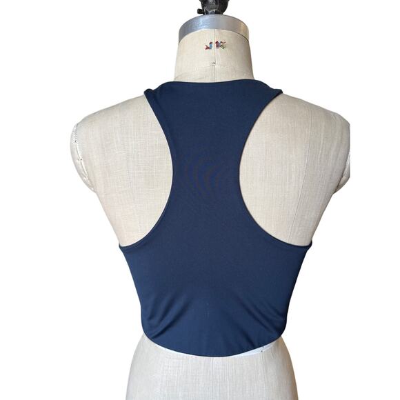 Girlfriend Collective Paloma Compression Bra in Navy Blue Size XL - Picture 3 of 9